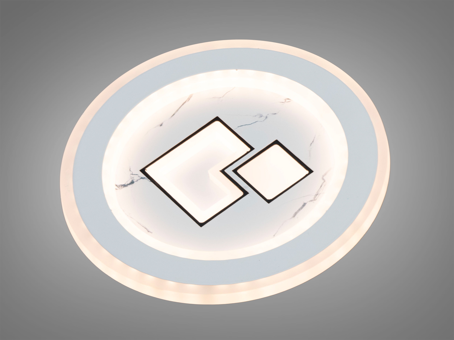 Стильний круглий LED світильник, колір білий, 32W