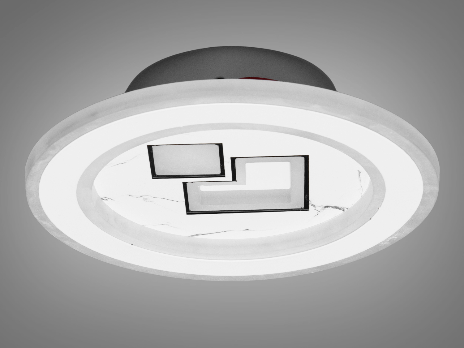Стильний круглий LED світильник, колір білий, 32W