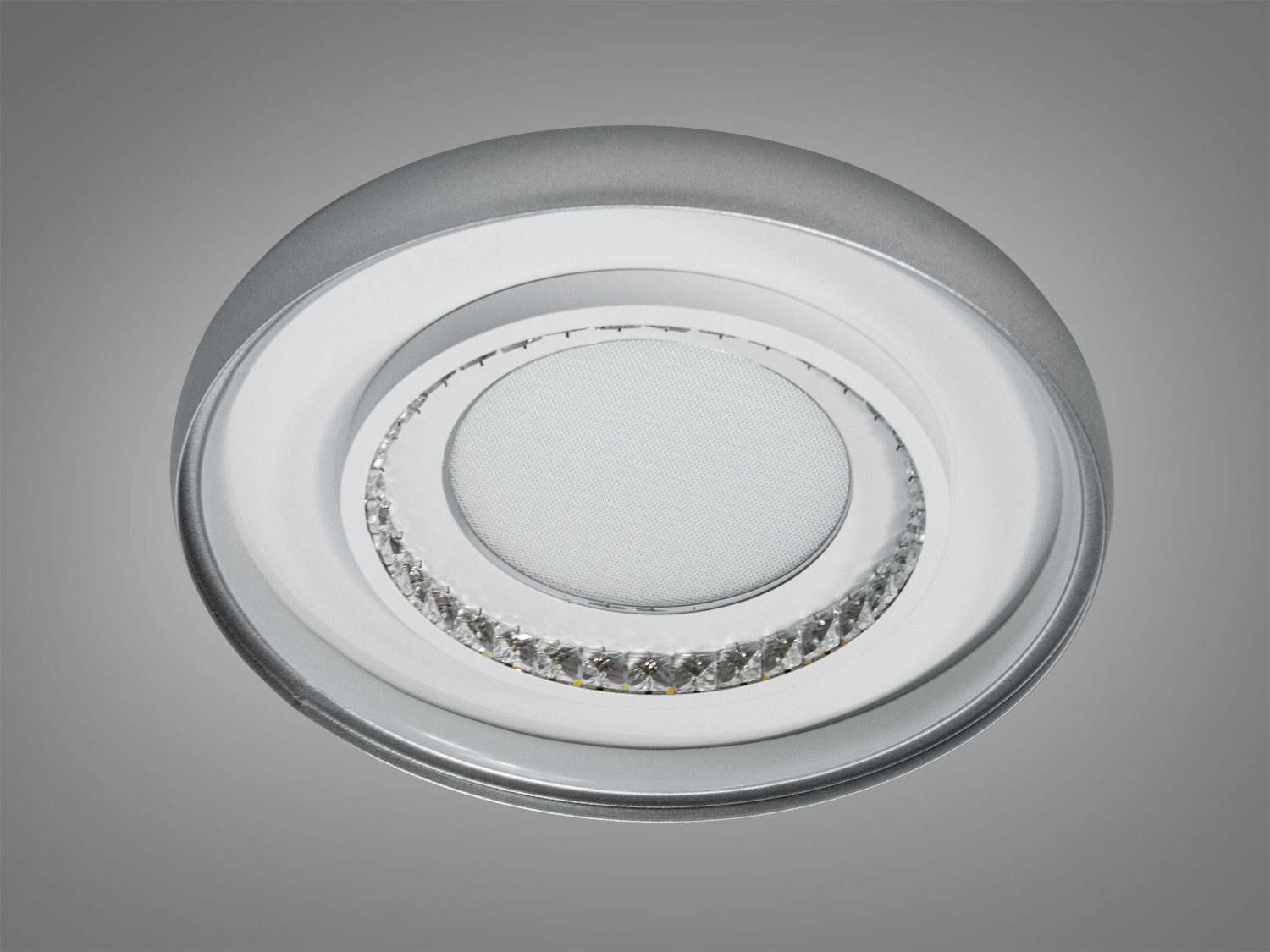 Стельовий світильник з матовим білим світлом, ідеальний для офісних приміщень. Має гладкий зовнішній вигляд.