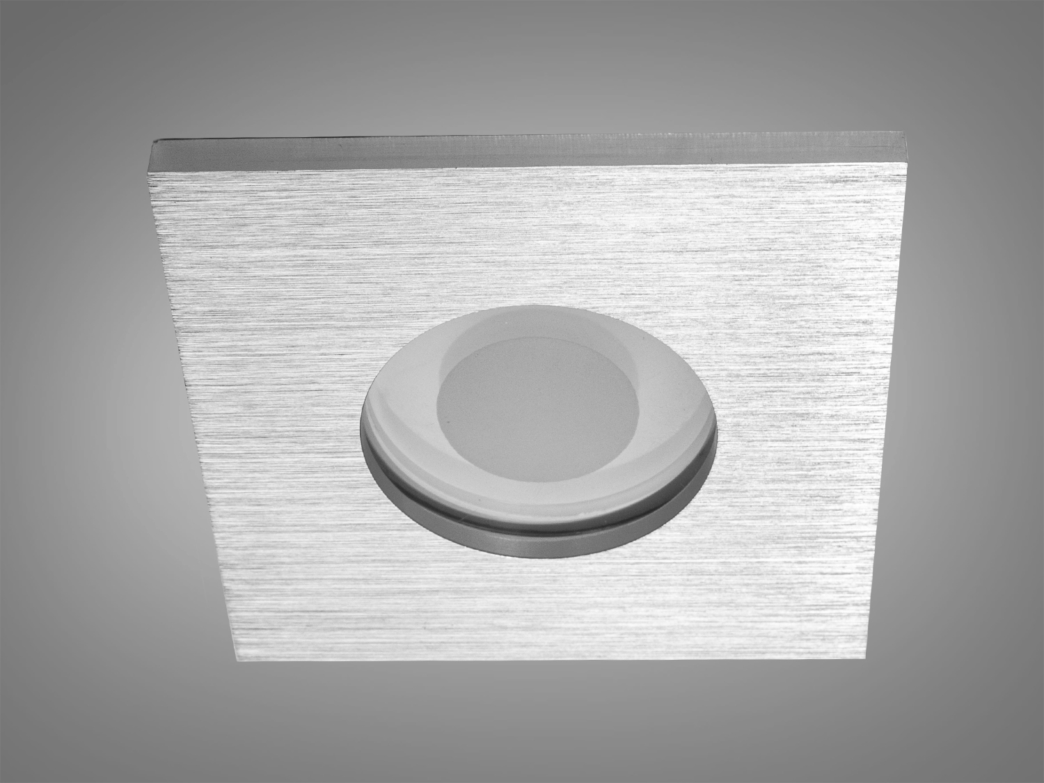 Ексклюзивний, вологозахищений, квадратний, алюмінієвий точковий світильник для ванної кімнати, серія 