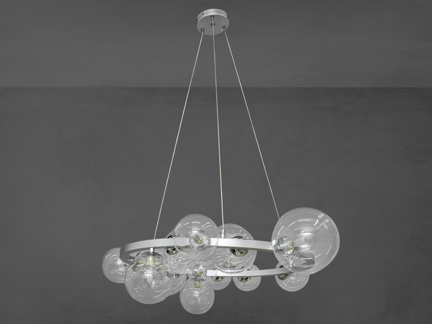 Ця люстра не тільки якісно висвітлює приміщення, але й слугує стильним декоративним елементом у вашому будинку чи офісі.