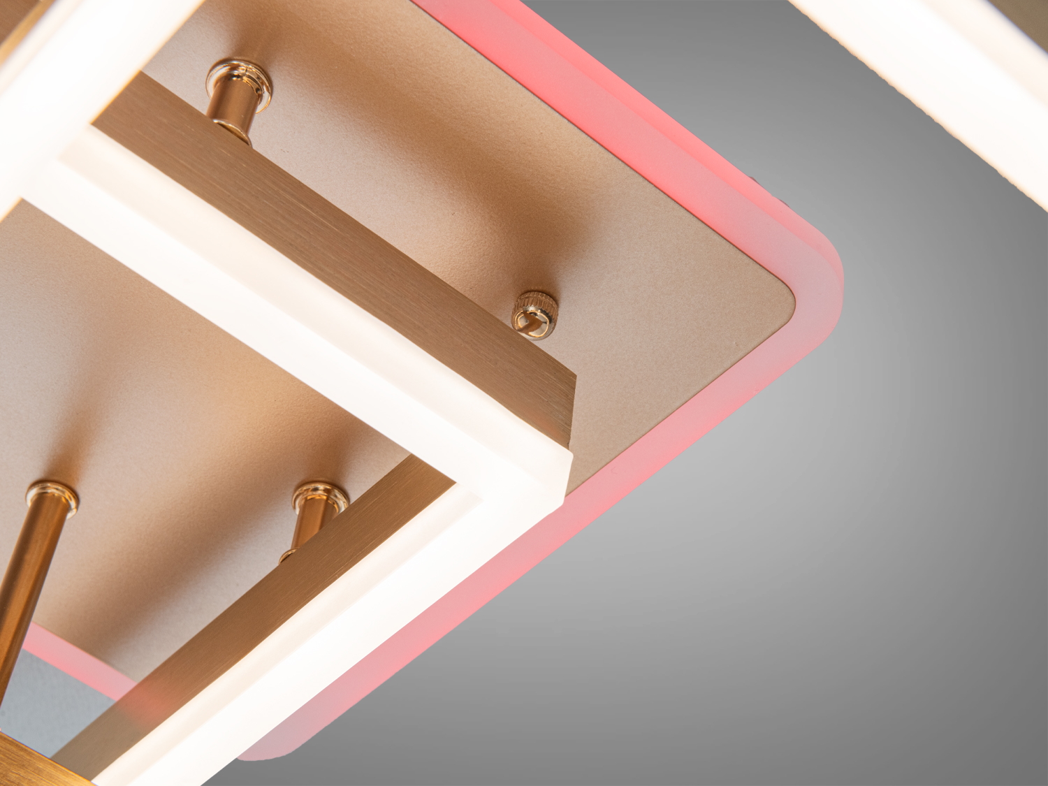 Потолочна Люстра LED Diasha Золото 64Вт 11 Квадратів З Пультом