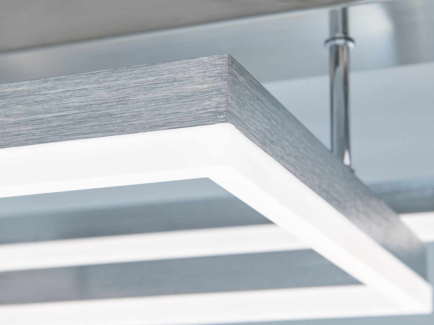 LED люстра Diasha 2547NEWHRDIM стельова 3 кільця 60Вт матовий хром