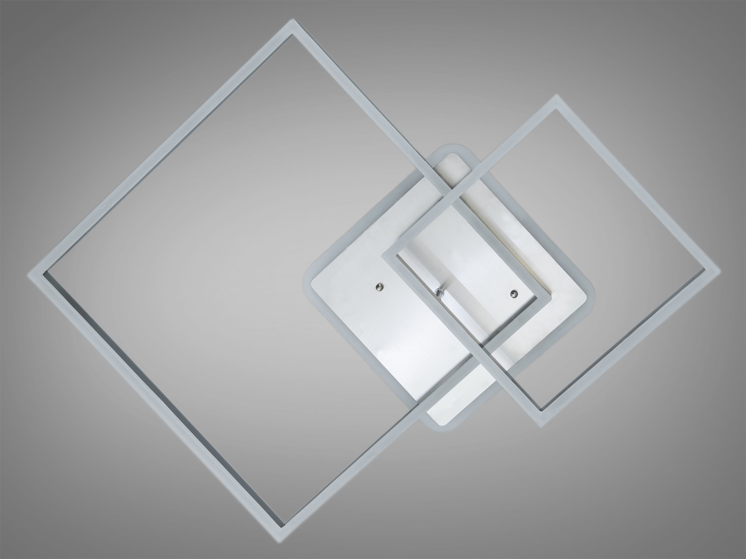 Стельовий світильник без підсвічування, квадратна форма, металевий корпус, підходить для мінімалістичних інтер’єрів.