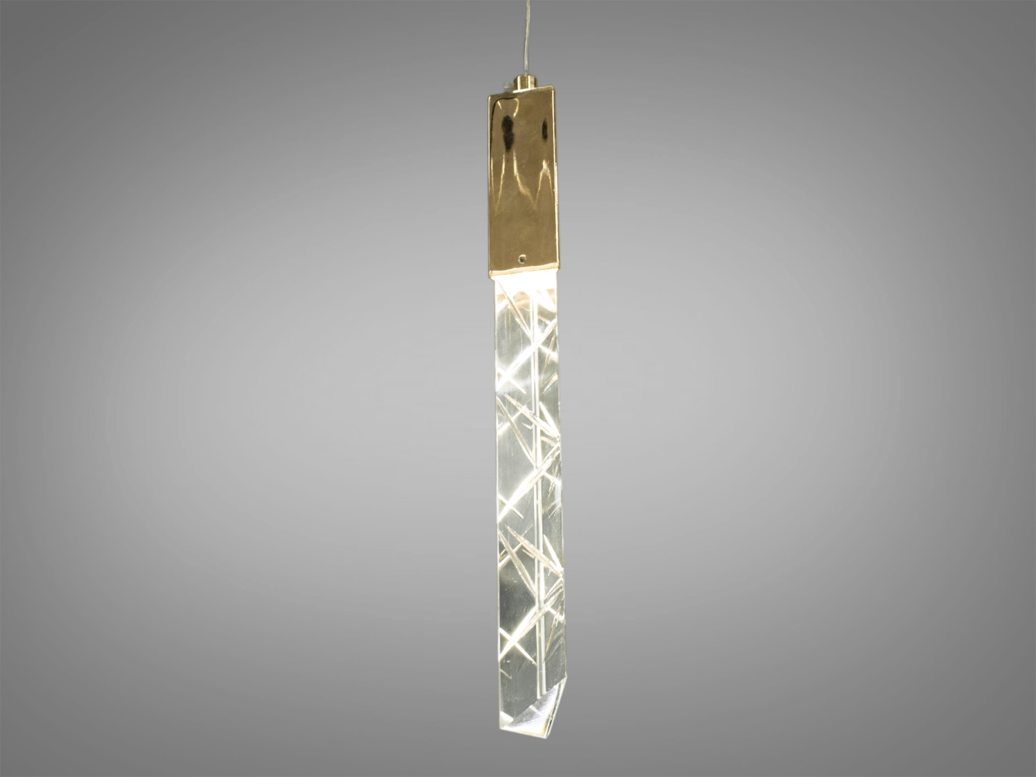 Одинарний світлодіодний підвіс для барної стійки, колір золото, 3W