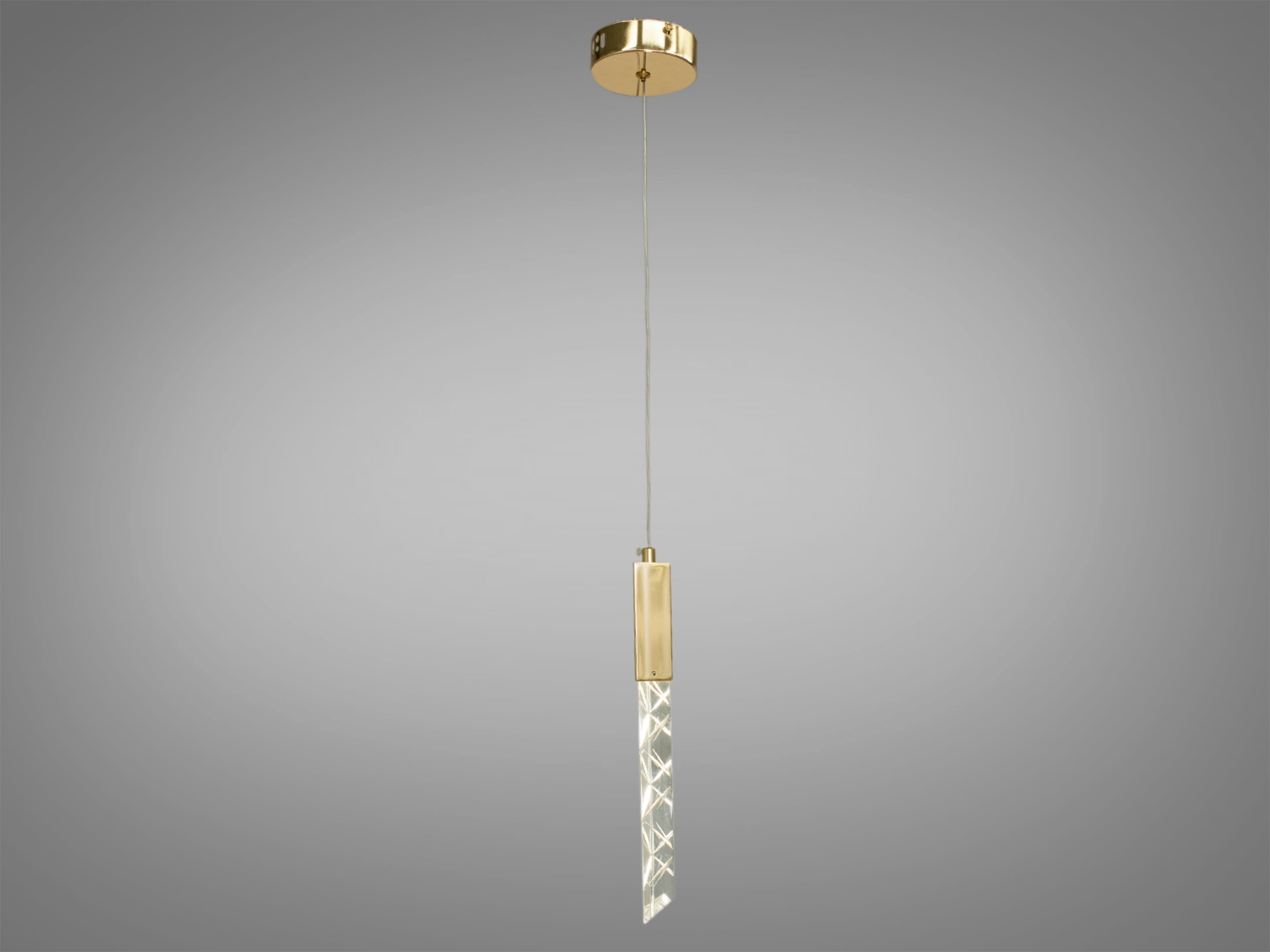 Одинарний світлодіодний підвіс для барної стійки, колір золото, 3W