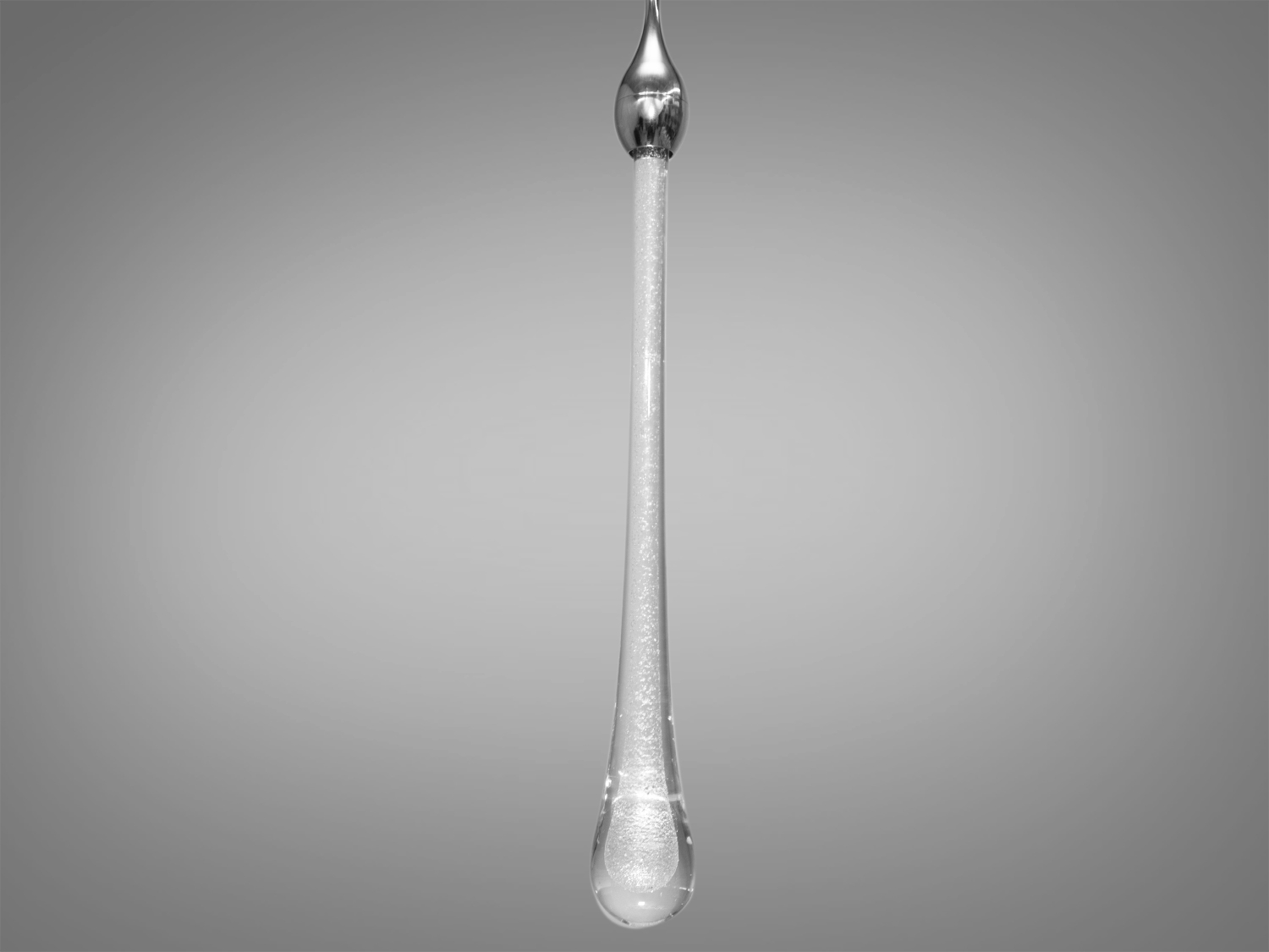 Сучасний LED світильник підвіс у спальню, колір хром, 3W