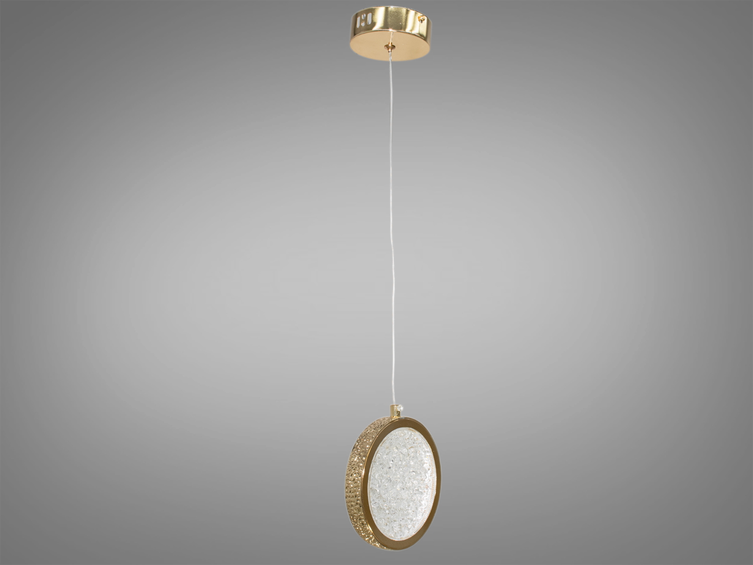 Сучасний Лед світильник-підвіс у спальню, колір золото, 8W