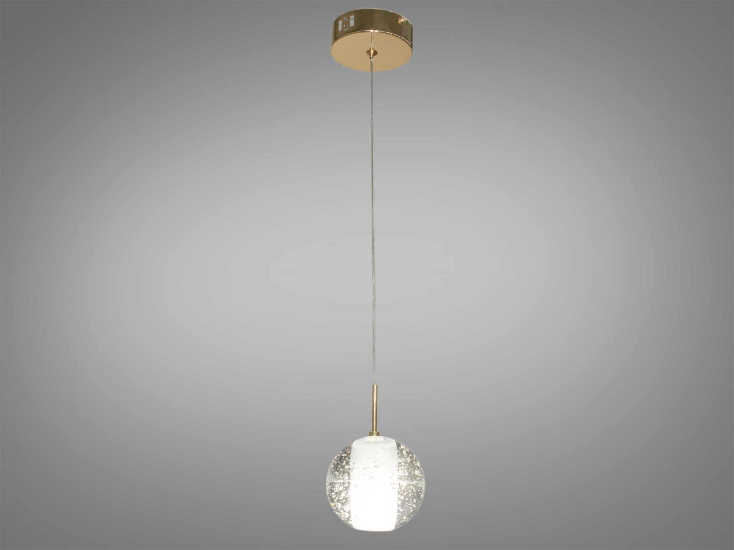 Унікальний одинарний Лед підвіс для барної стійки, колір золото