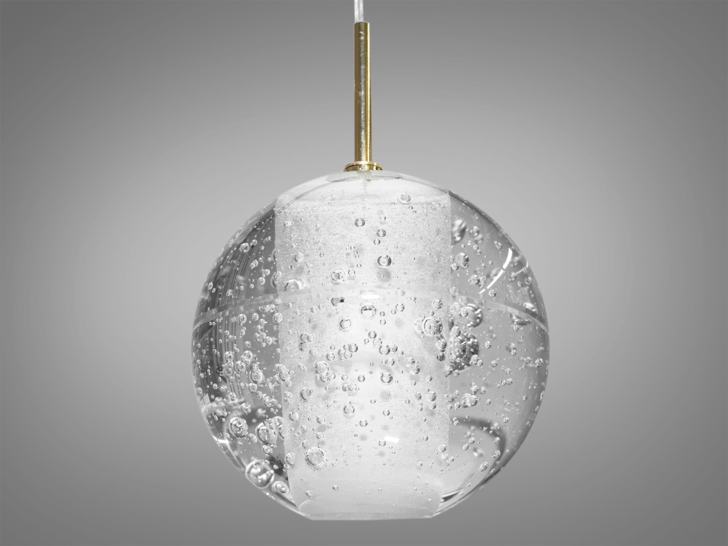 Унікальний одинарний Лед підвіс для барної стійки, колір золото