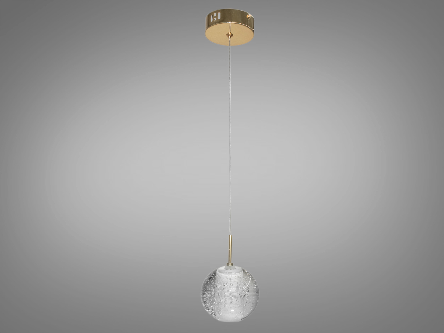 Унікальний одинарний Лед підвіс для барної стійки, колір золото