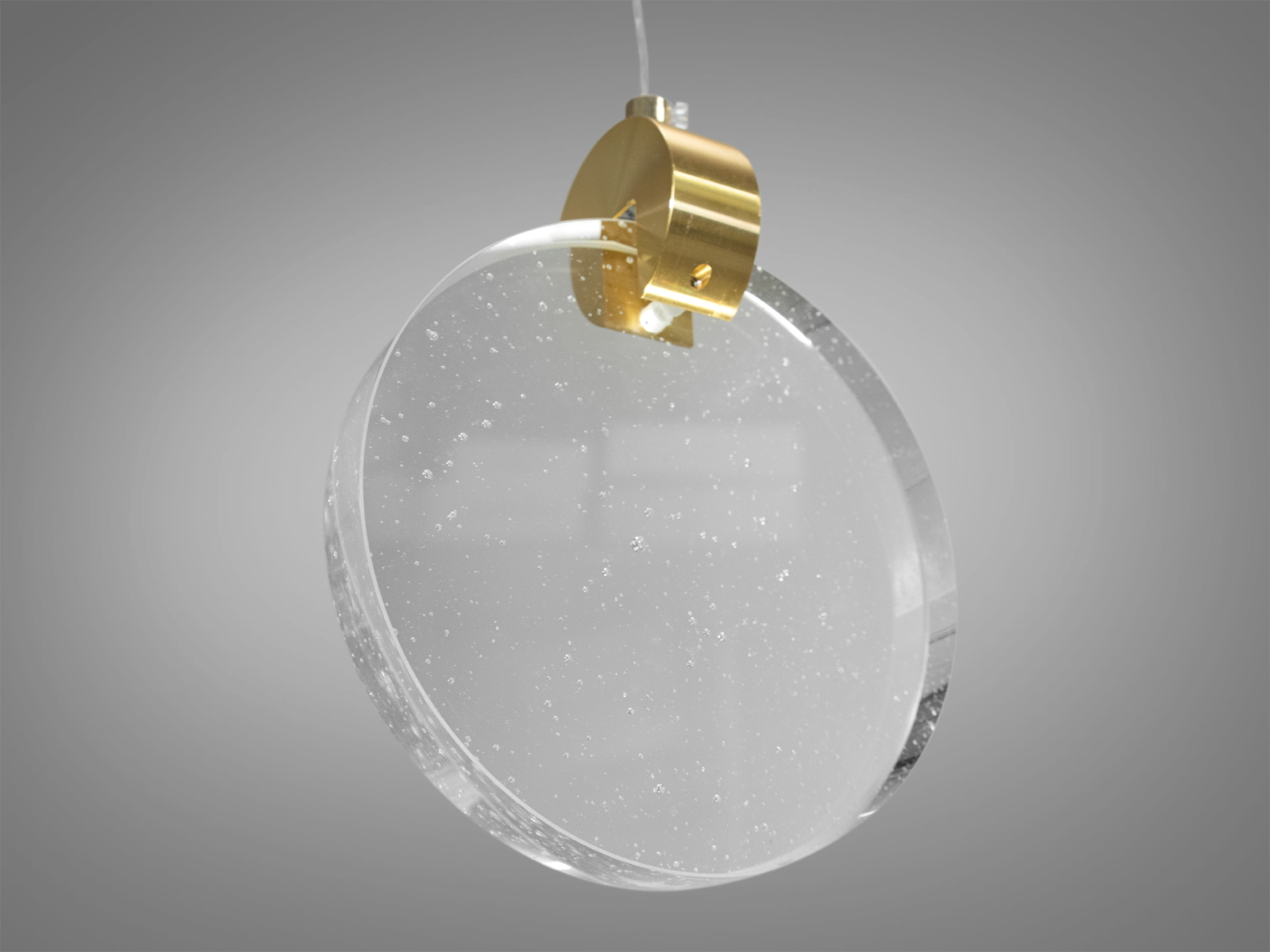 Стильний лаконічний підвіс для підсвічування столу, колір золото, 3W