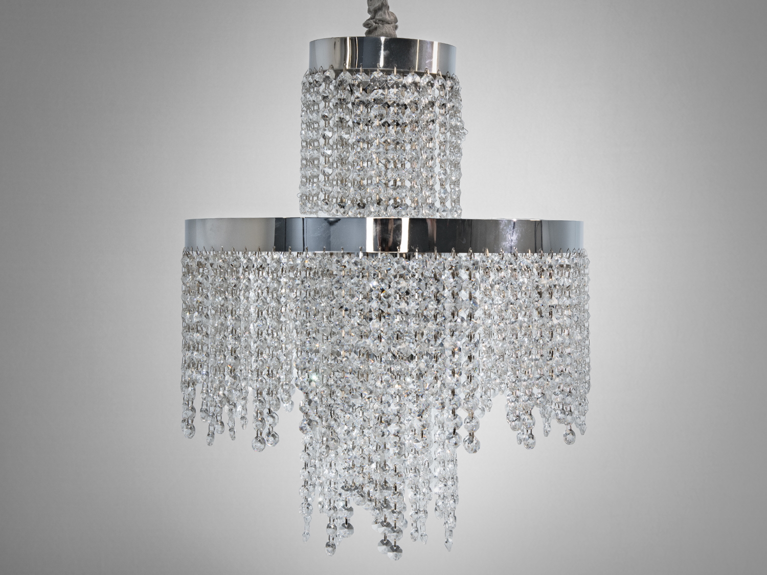 Кришталева люстра Diasha 376-400CH Хром 70 Вт LED