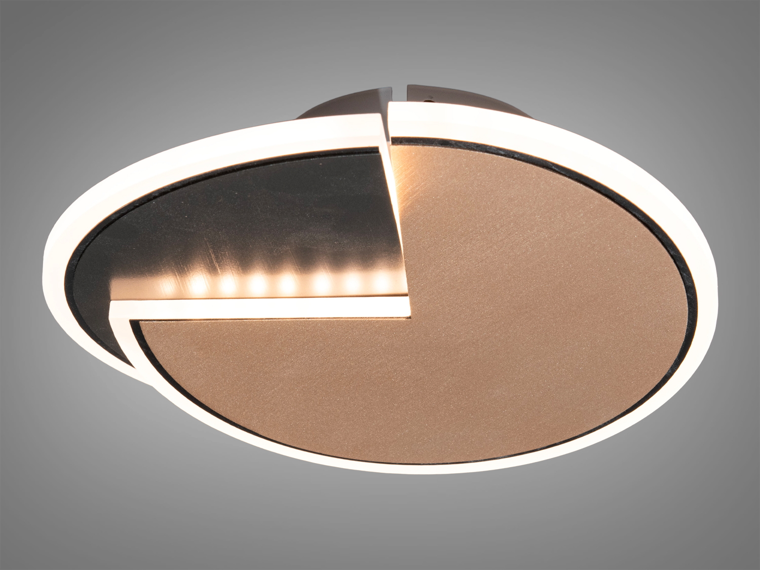 Світлодіодний стельовий світильник з геометричним дизайном, ідеальний для сучасних інтер’єрів.