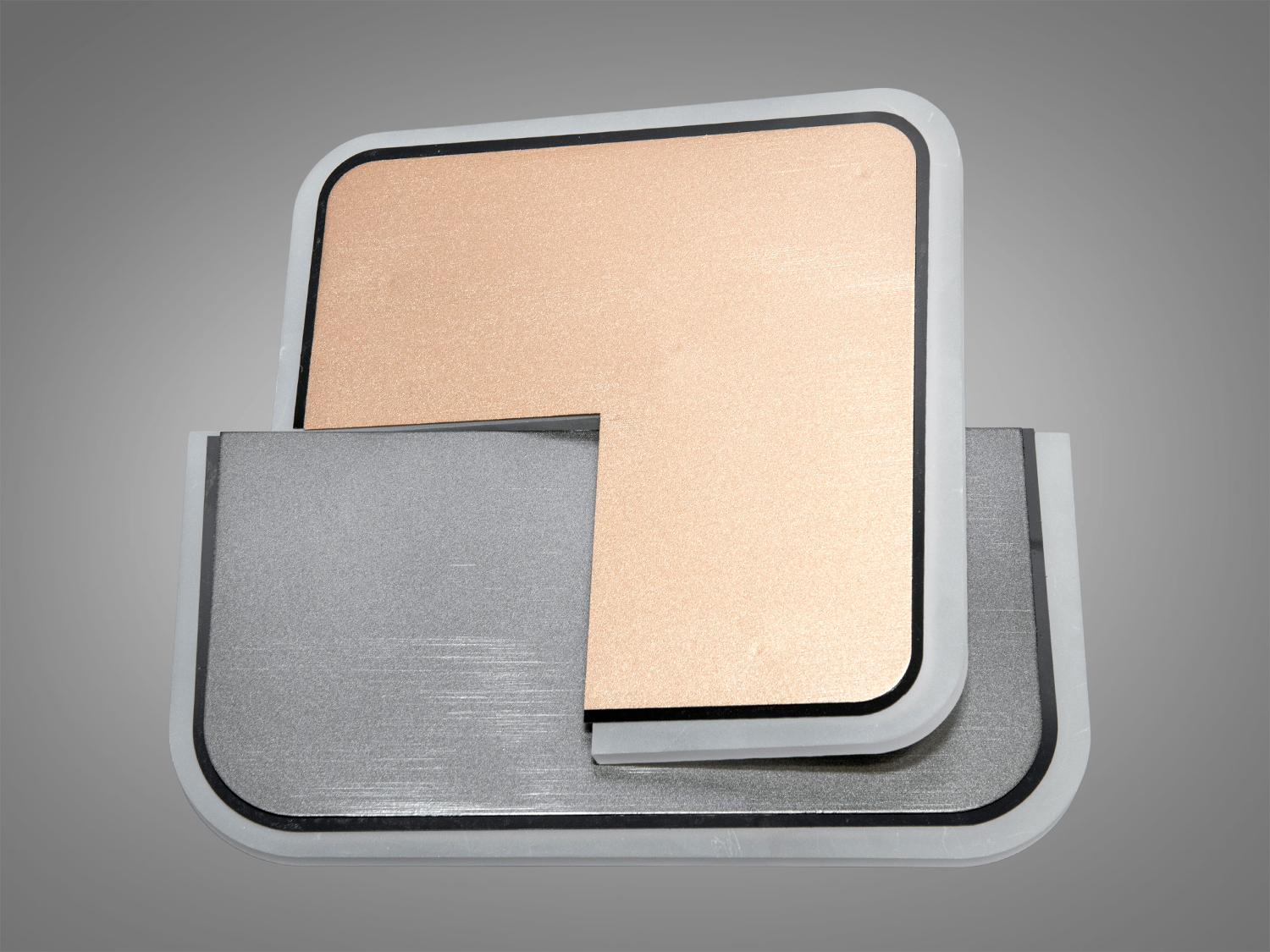 Світлодіодний світильник Diasha 4436-240 сірий+золото 24Вт лофт