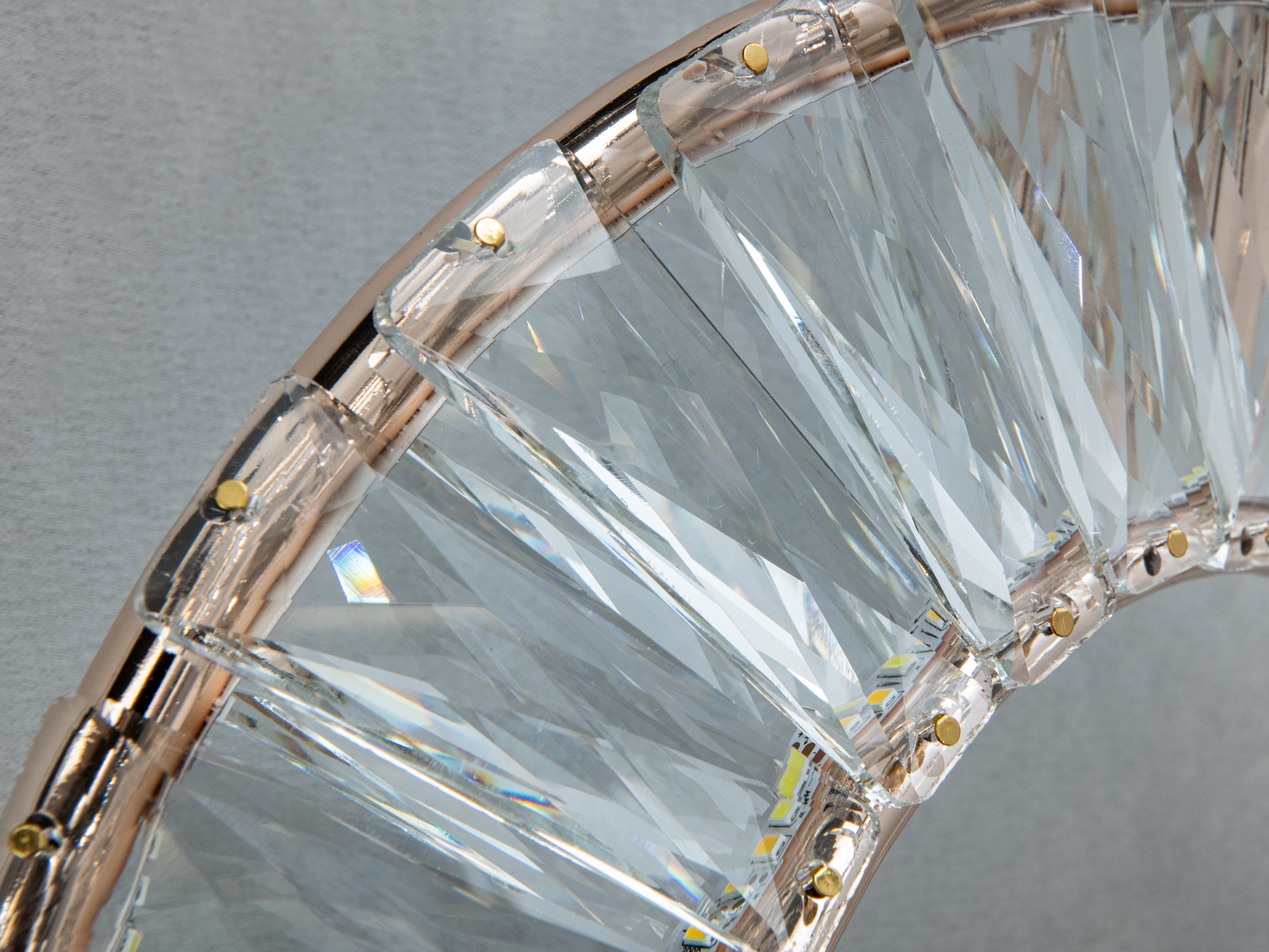 Настінний кришталевий LED бра 42 Вт золото сучасні бра світлодіодні бра