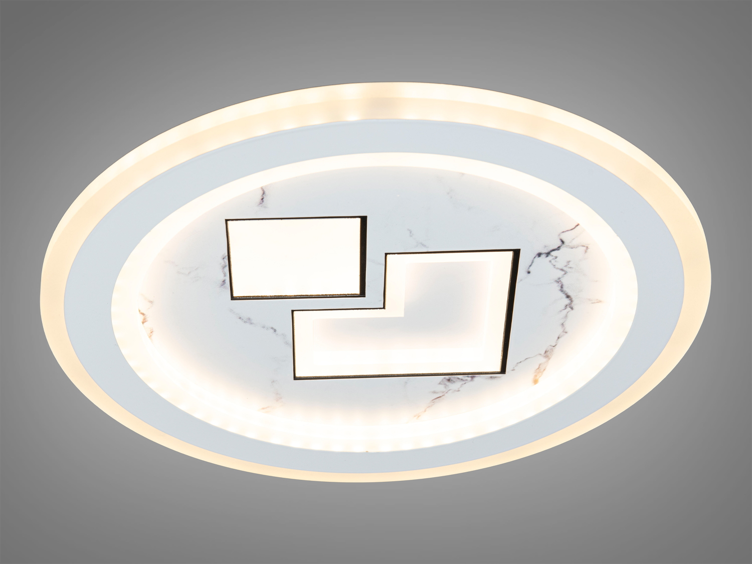 Світлодіодний світильник круглий 6017-300-LS білий 48Вт сучасний дизайн