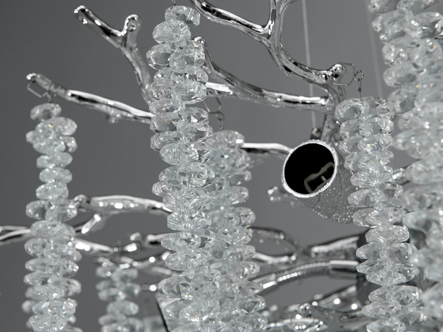 Сучасна кришталева люстра 