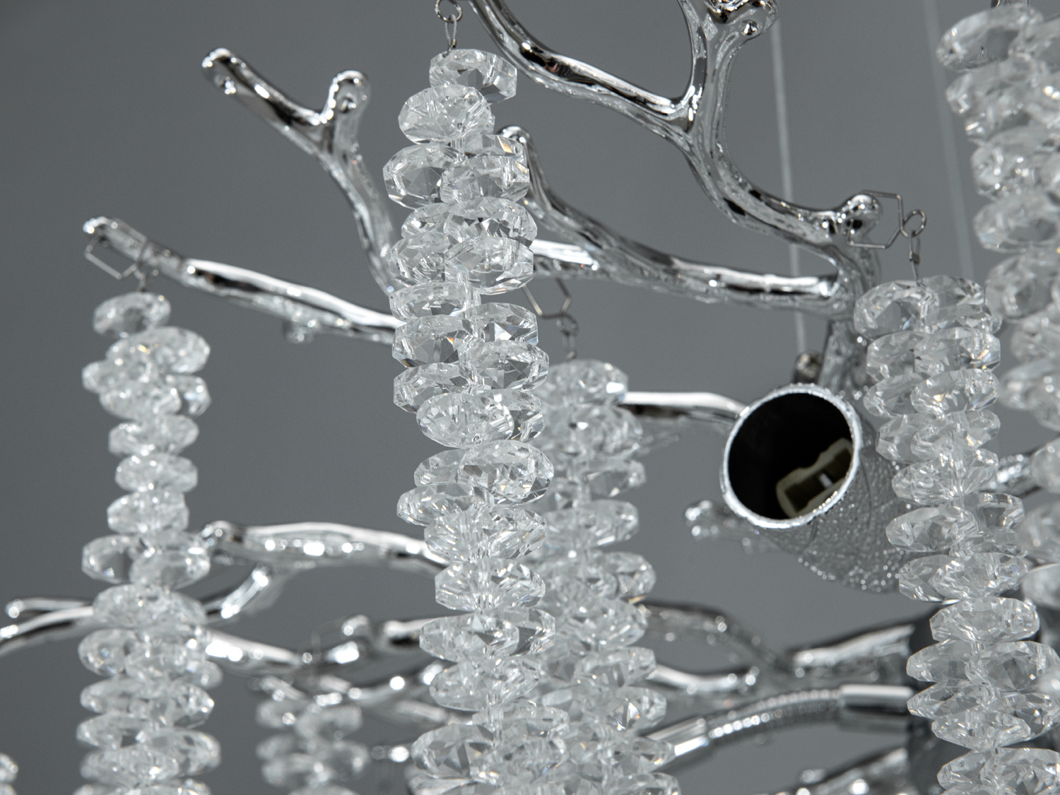 Сучасна кришталева люстра 