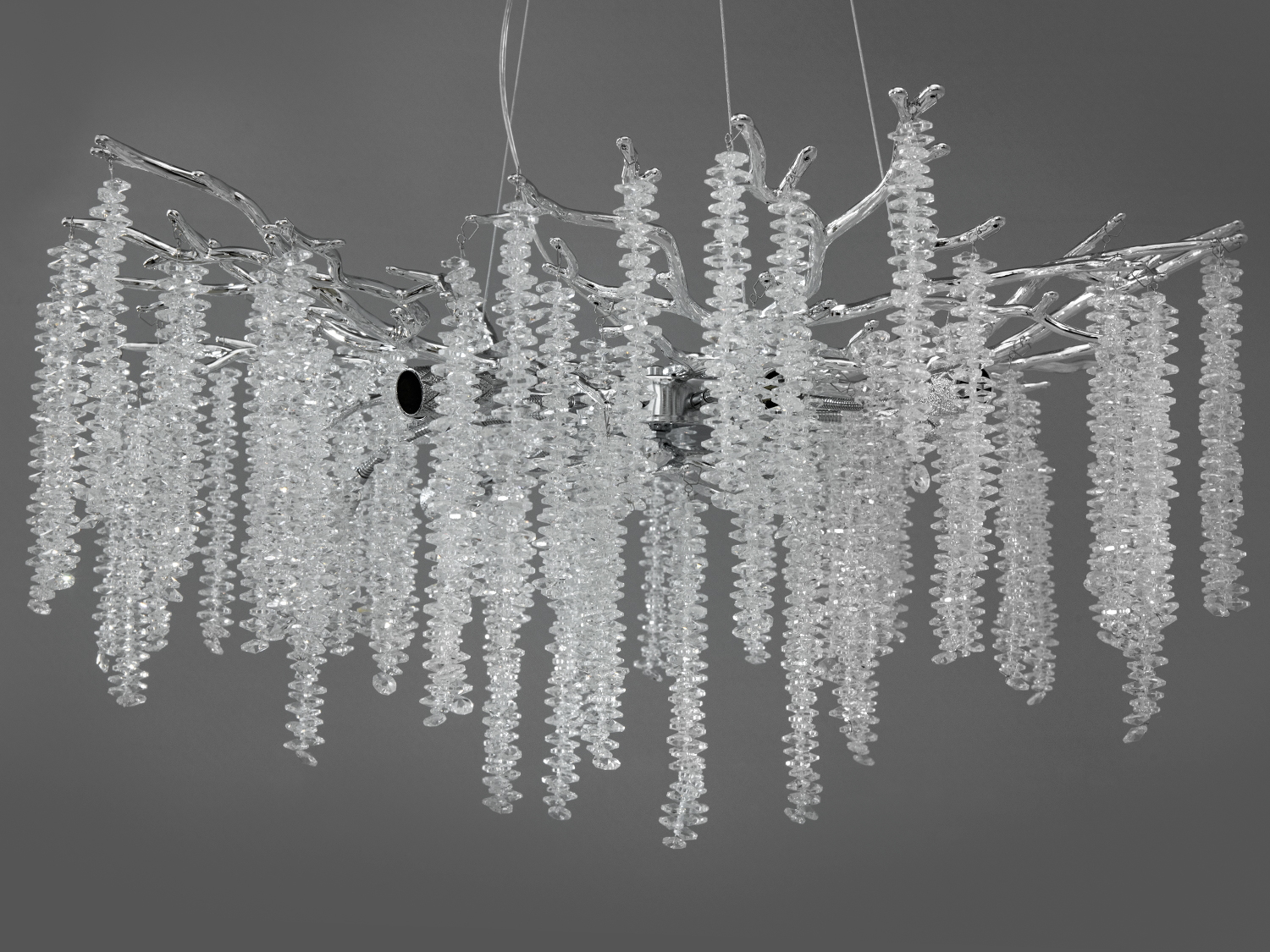 Елегантна підвісна кришталева люстра 