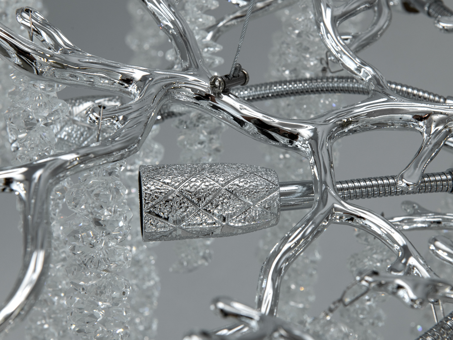 Елегантна підвісна кришталева люстра 