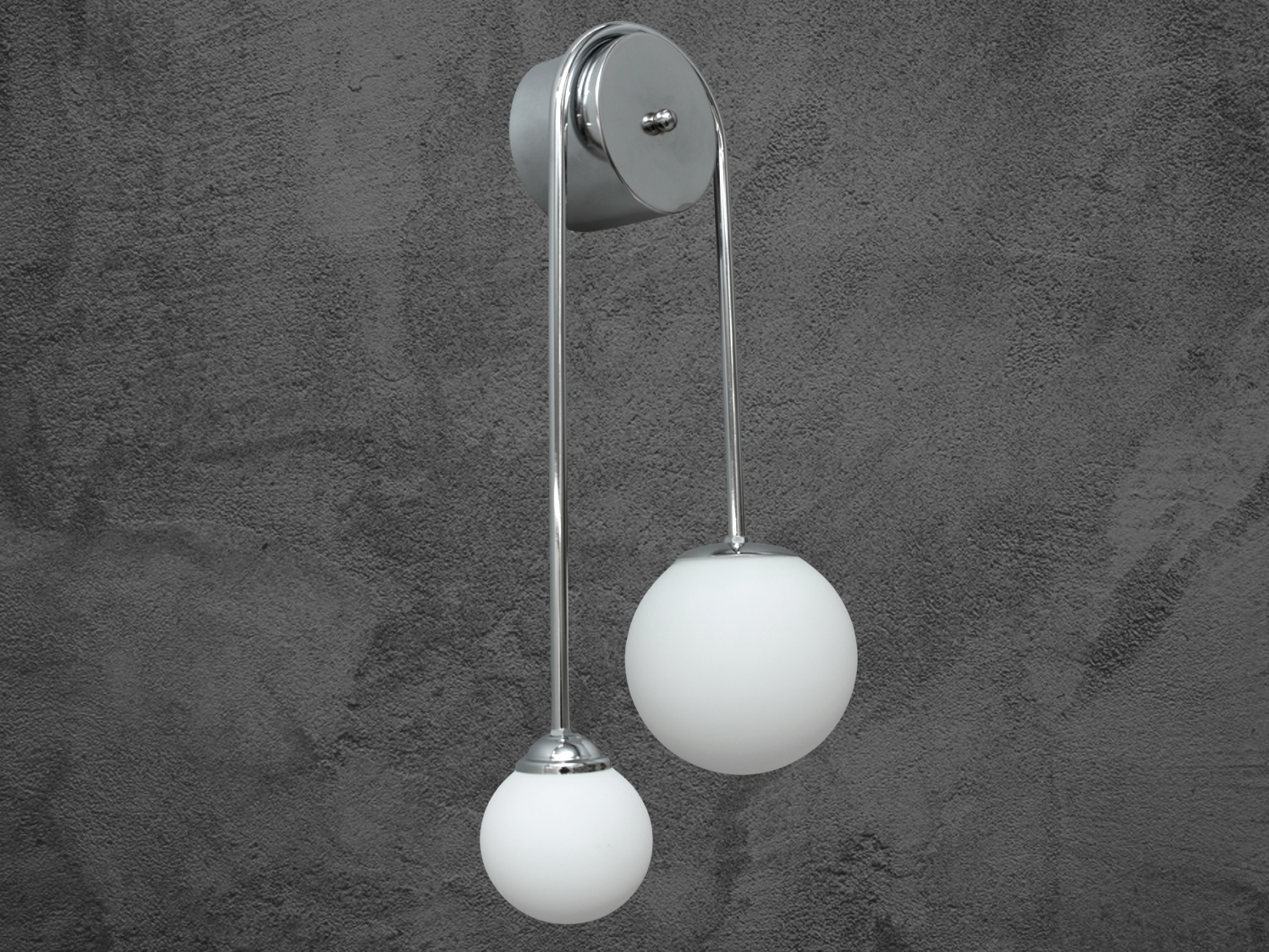 Сучасне бра в стилі лофт для коридору, колір хром