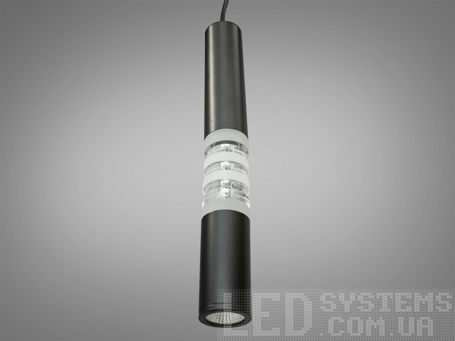 Ефектний, стильний, новаторський LED підвіс в стилі Нордік, потужністю 6 Вт, чорного кольору