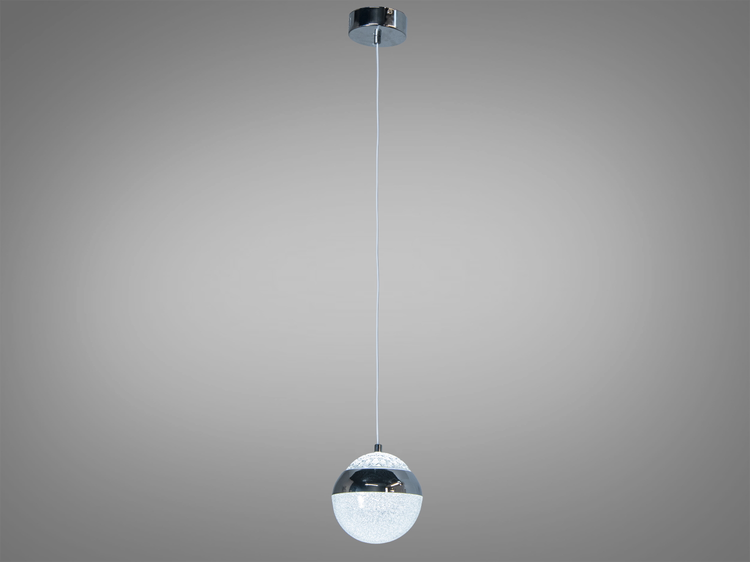 Вражаючий світлодіодний підвіс в стилі лофт, потужністю 16Вт, колір-хром