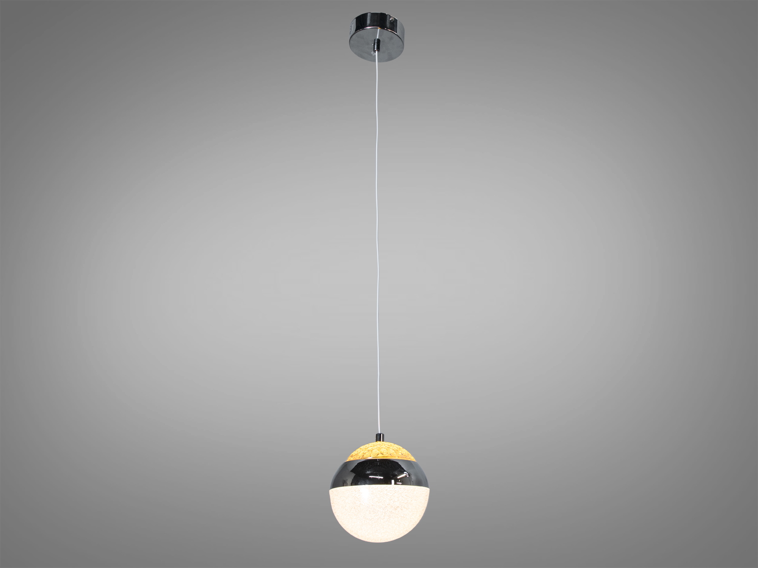 Вражаючий світлодіодний підвіс в стилі лофт, потужністю 16Вт, колір-хром