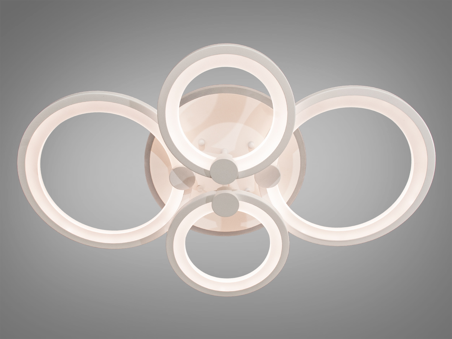 Невеликий лед люстра в дитячу з підсвічуванням, колір білий, 70W на 10 м2