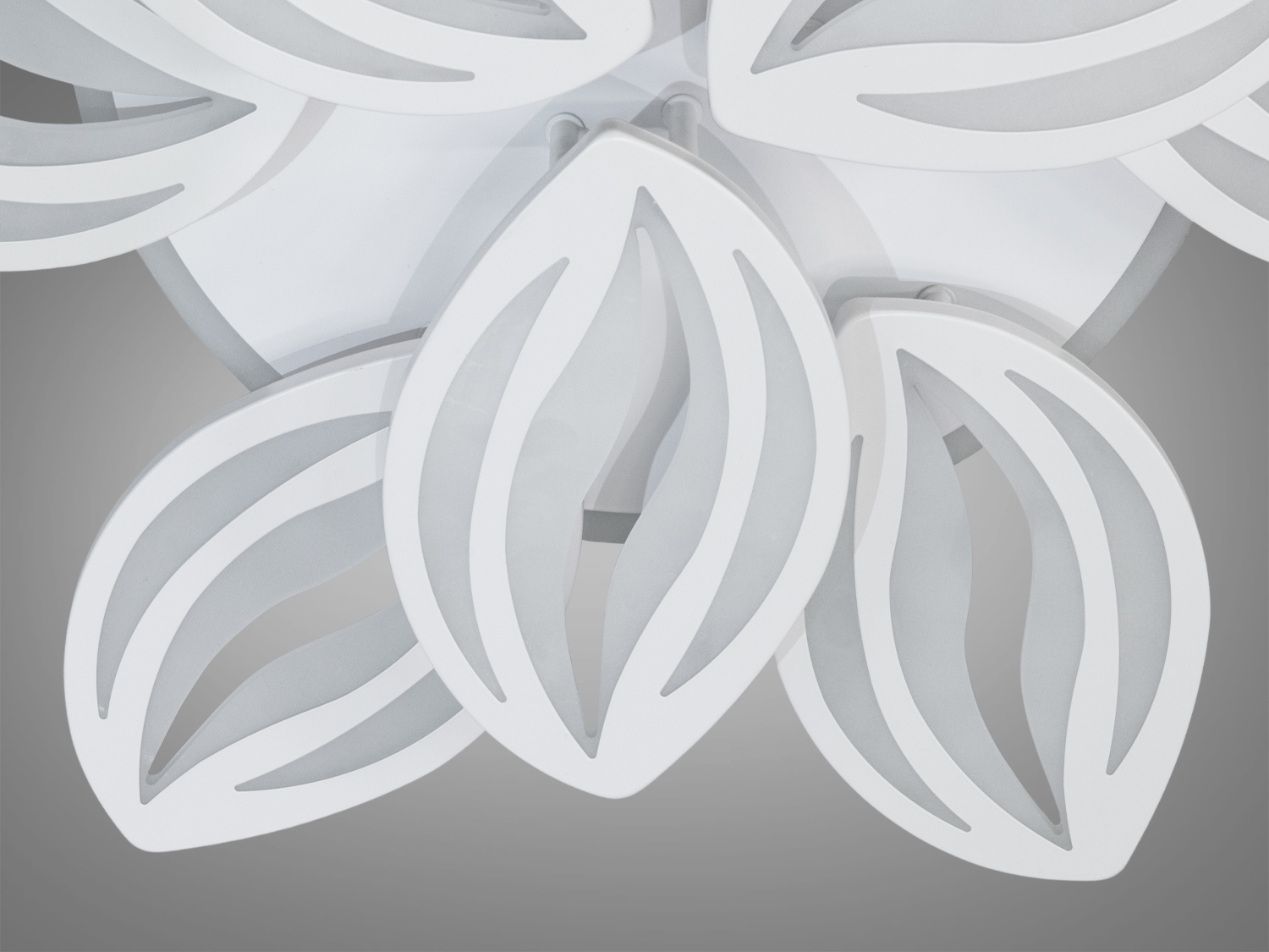 Світлодіодна люстра Diasha 8092 біла з диммером та LED підсвічуванням