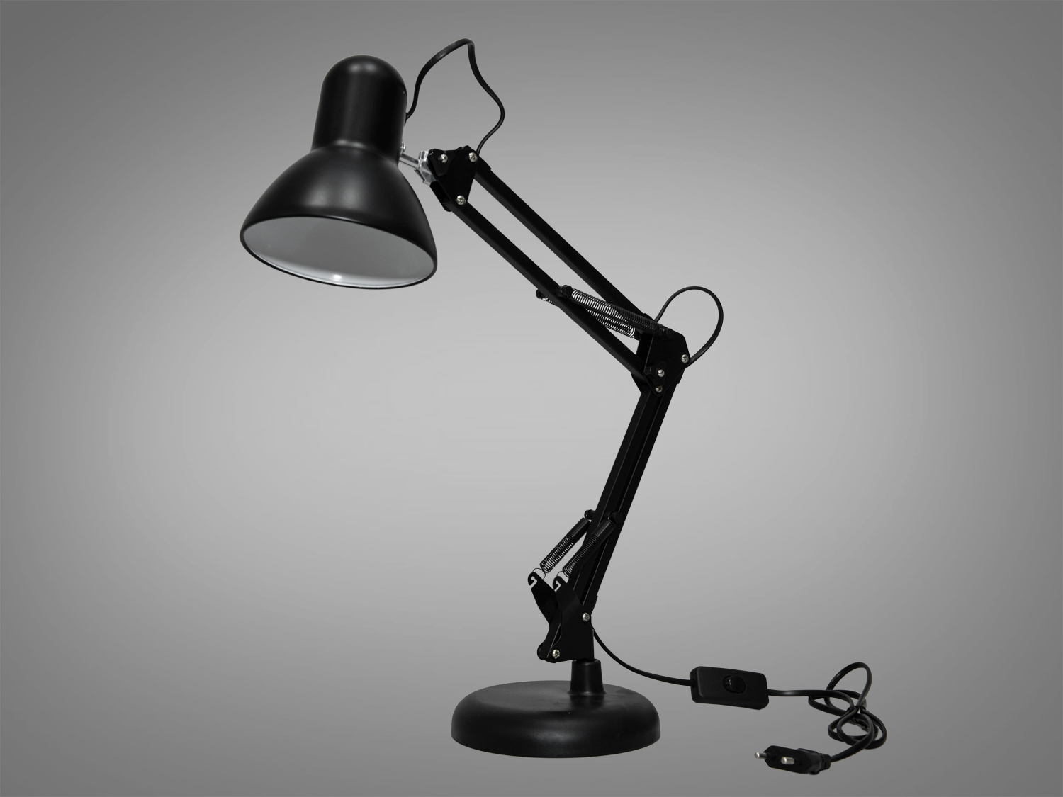 Офісна настільна лампа у стилі Pixar, колір чорнийНастольные лампы, Новинки