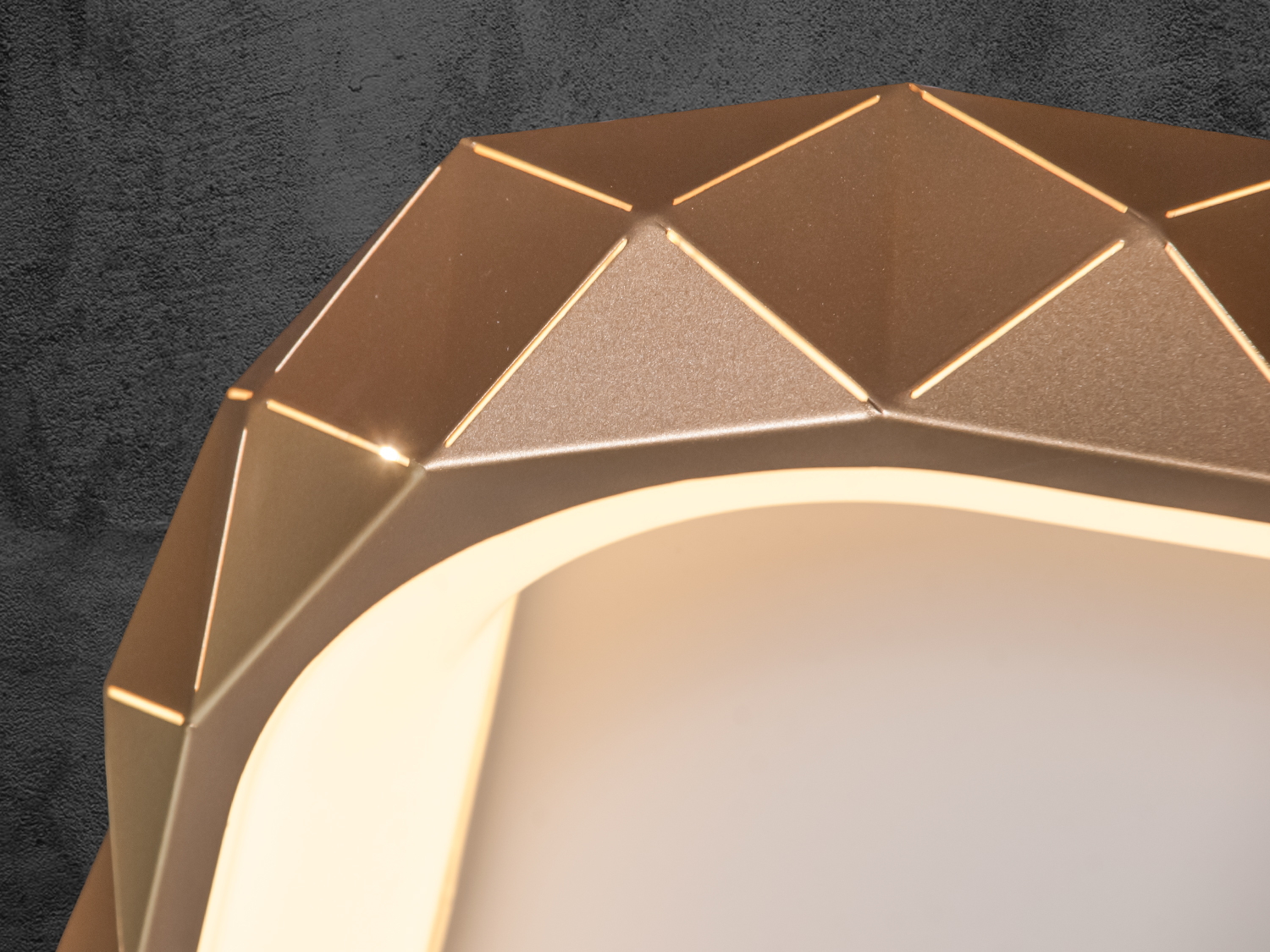 Стельовий світильник LED золото 50W регульований колір