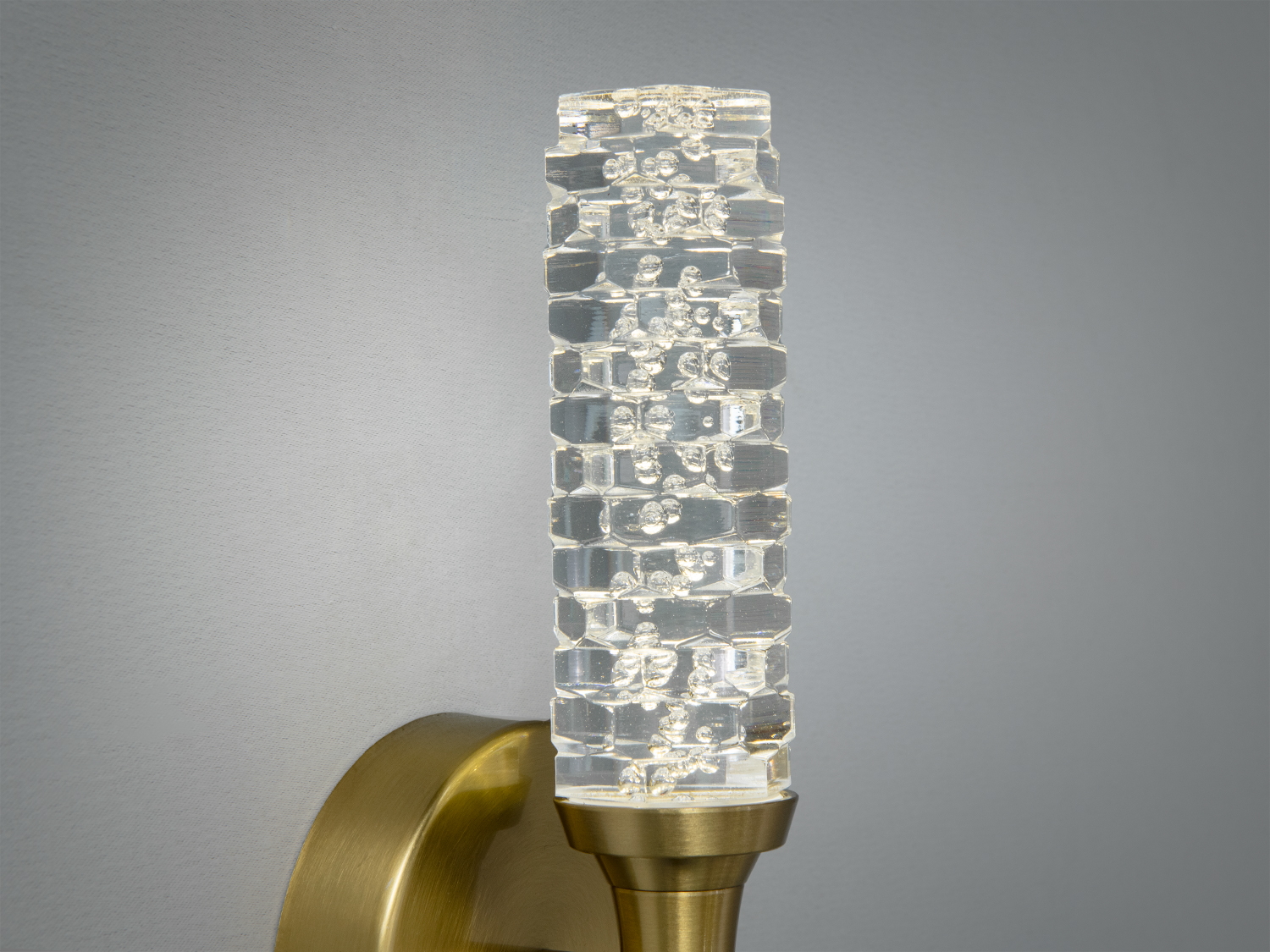 Настінне бра LED золото 5 Вт кришталевий ефект