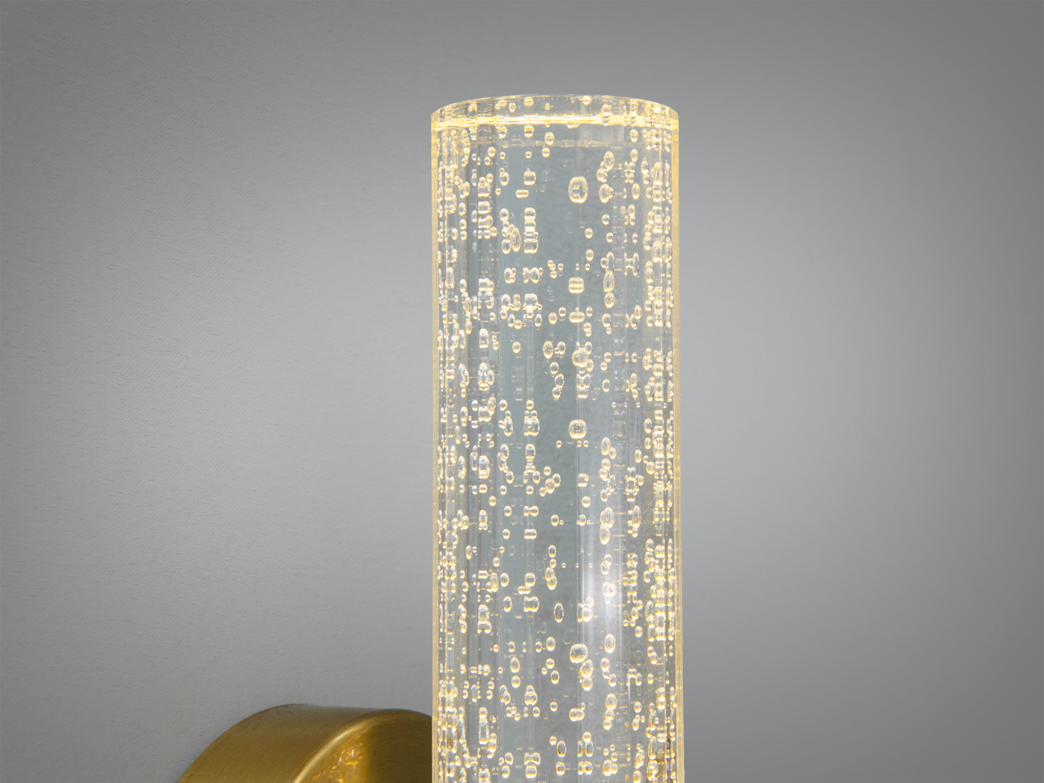 Настінний LED світильник Diasha золото 5 Вт прозора трубка мінімалізм