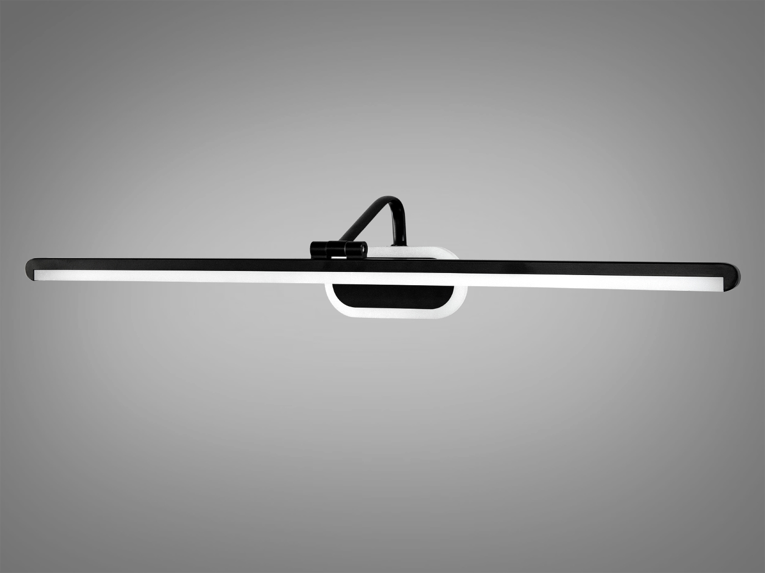 Лед підсвітка для зеркал і картин, 24W, чорний