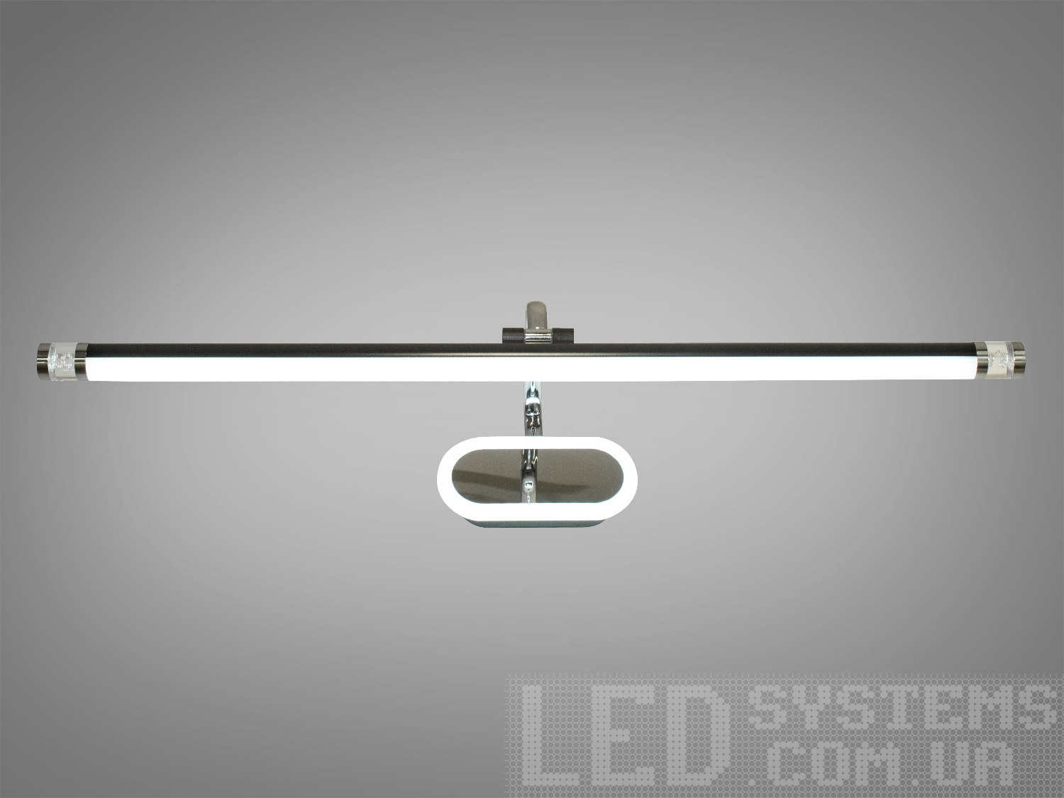 Унікальне LED підсвічування для виразних картин та дзеркал призначене для акцентного (елементного) підсвічування в інтер'єрі - підсвічування дзеркал як у приміщенні, так і у ванній кімнаті, для картин, витворів мистецтва, стінних ніш.У цій серії всі світильники оснащені світлодіодними енергозберігаючими лампами. Які за дуже низької споживаної потужності створюють потужний світловий потік.
Кріпиться до будь-яких поверхонь стін універсальним кріпленням на монтажну планку.