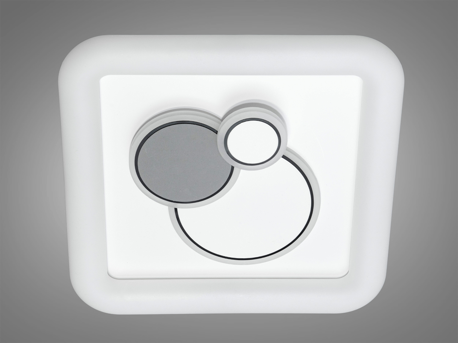 Квадратний світлодіодний світильник Diasha 52 Вт у білому кольорі. Стильний дизайн та ефективне освітлення для сучасних інтер′єрів.