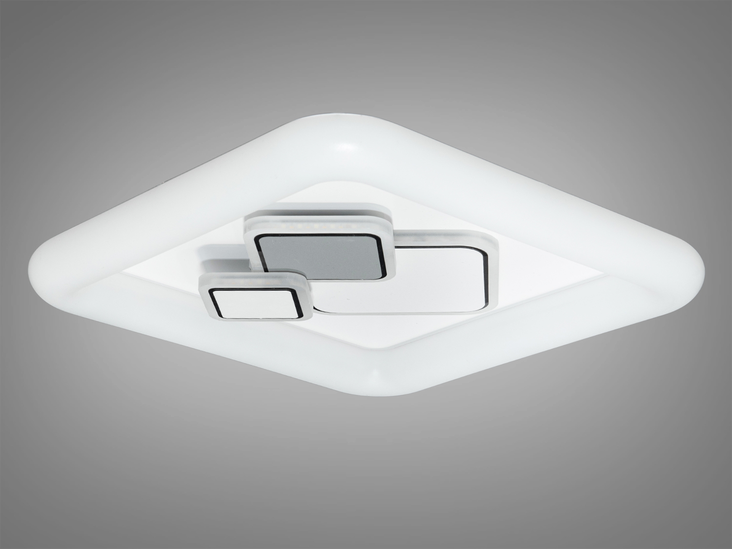 Світильник у формі ромба з об’ємною конструкцією, ідеальний для сучасного інтер’єру.