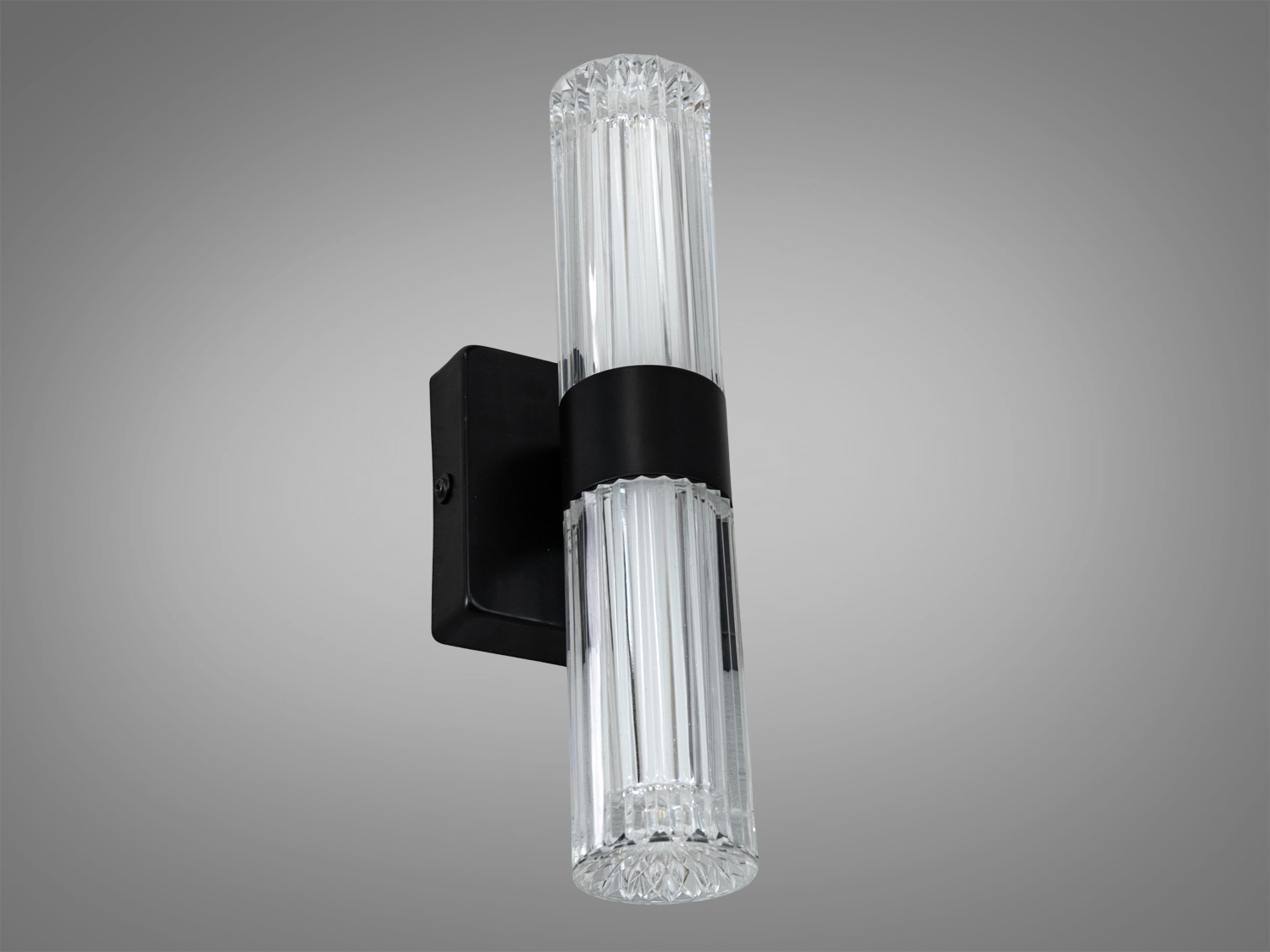 Неймовірний суворий світлодіодний світильник, колір чорний, 6W