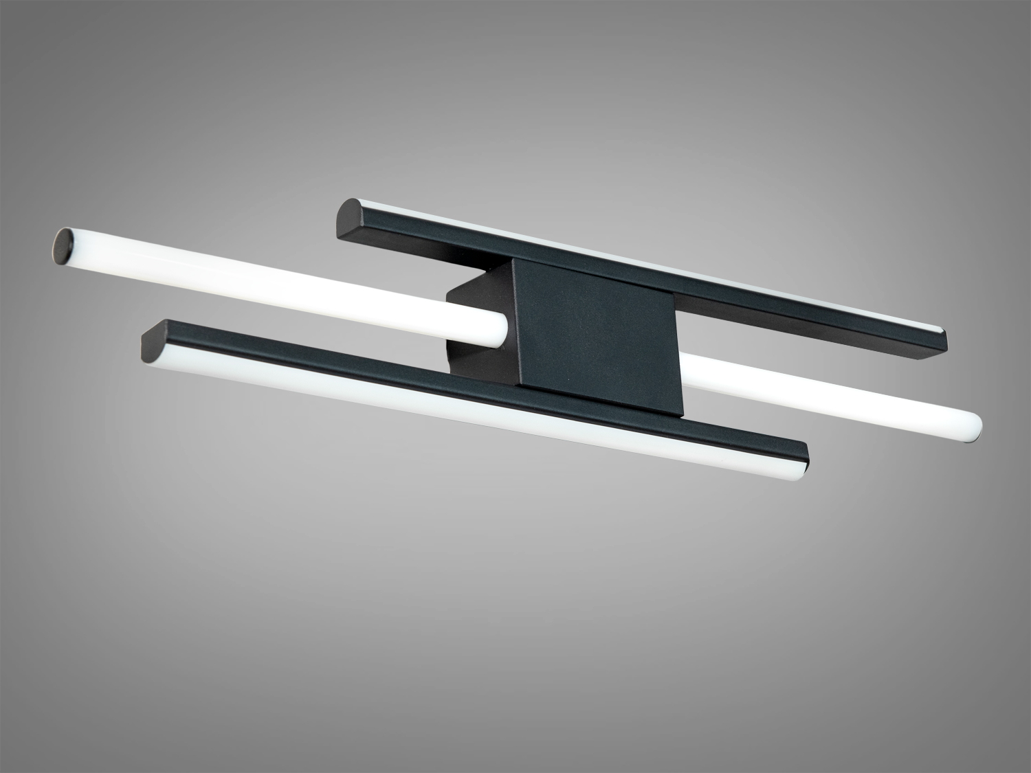 Універсальний LED світильник у коридор, колір чорний, 24W