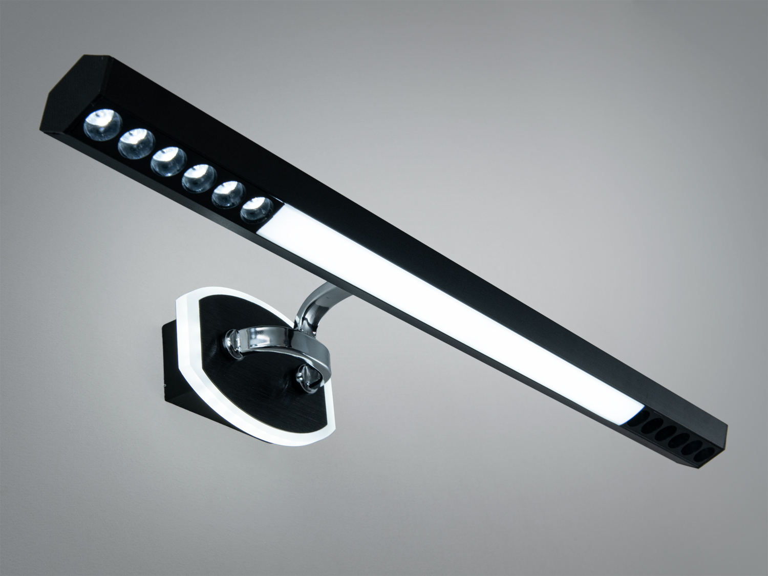 LED підсвітка настінна чорний 20 Вт