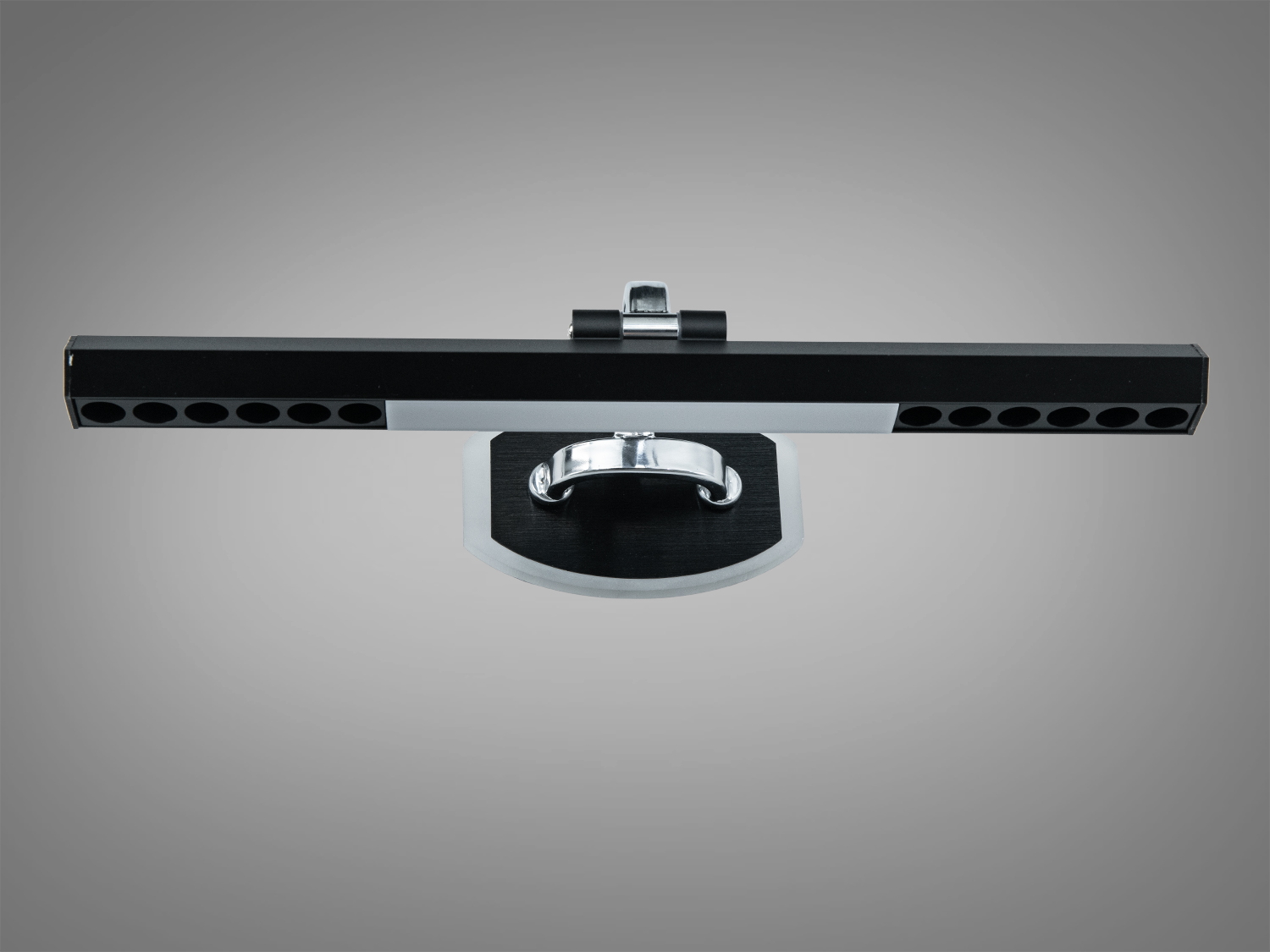 Мінімалістичний світильник з матовим покриттям та LED-освітленням, монтується на стіну, підходить для використання в галереях.