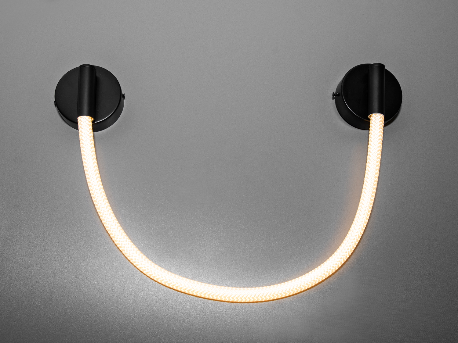 Мінімалістичний світлодіодний світильник Мотузка, 10W, чорнийСветодиодные бра, Светильники LED, Потолочные, Серия 