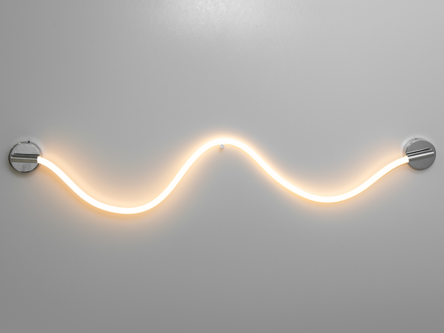 Сучасний світлодіодний світильник шланг, потужністю 18W, кольору-хромуСветодиодные бра, Светильники LED, Потолочные, Серия 