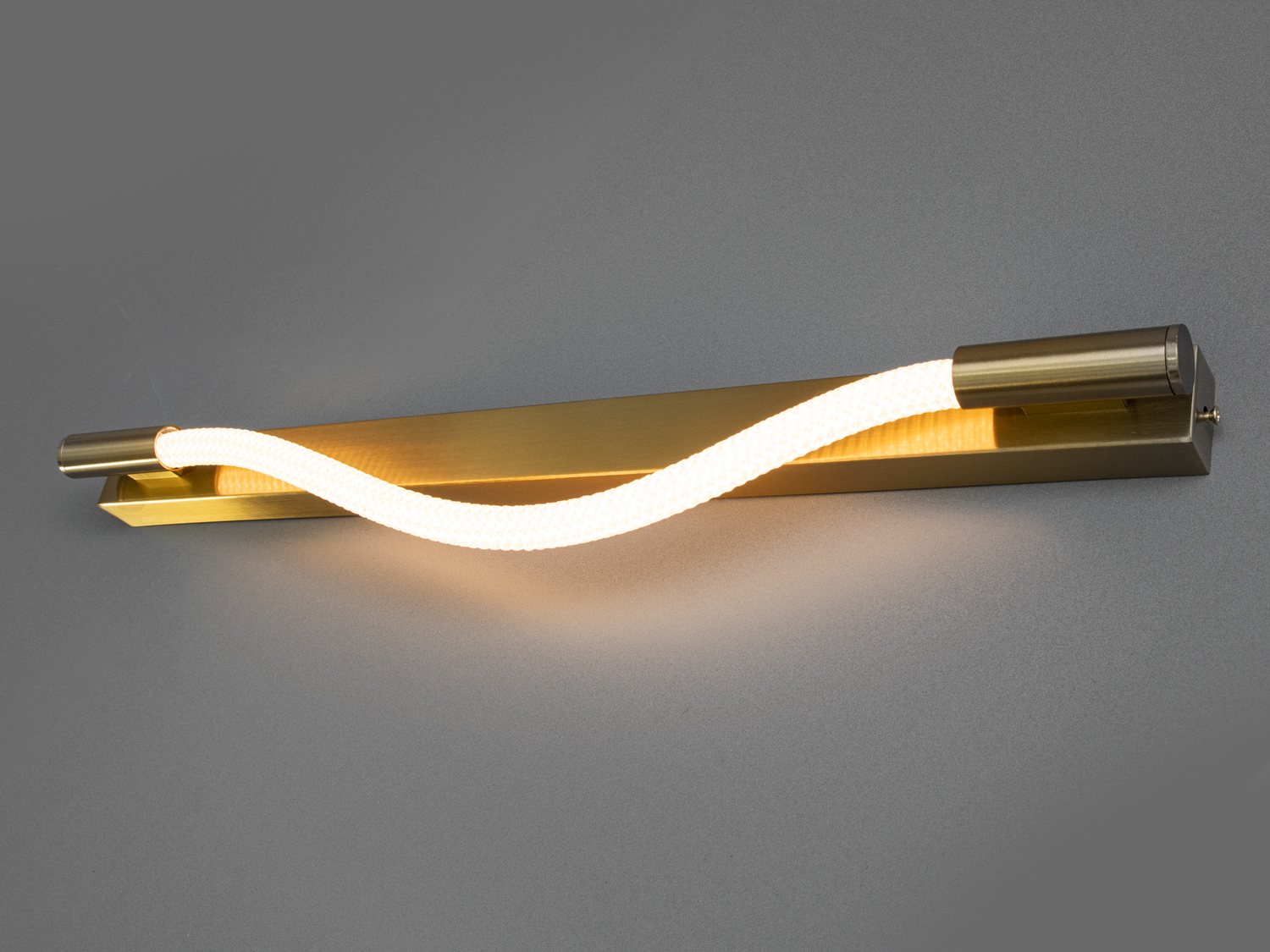 Сучасний настінний світлодіодний світильник Мотузка, 5 Вт, золотоСветодиодные бра, Светильники LED, Потолочные, Серия 