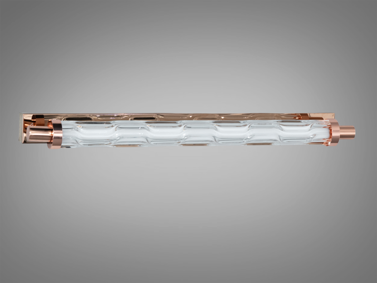 Бра лофт Diasha 14 W золото хвилясте скло LED акцентне світло