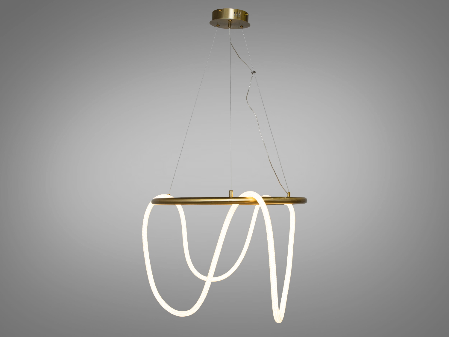 Стильна люстра шланг серії