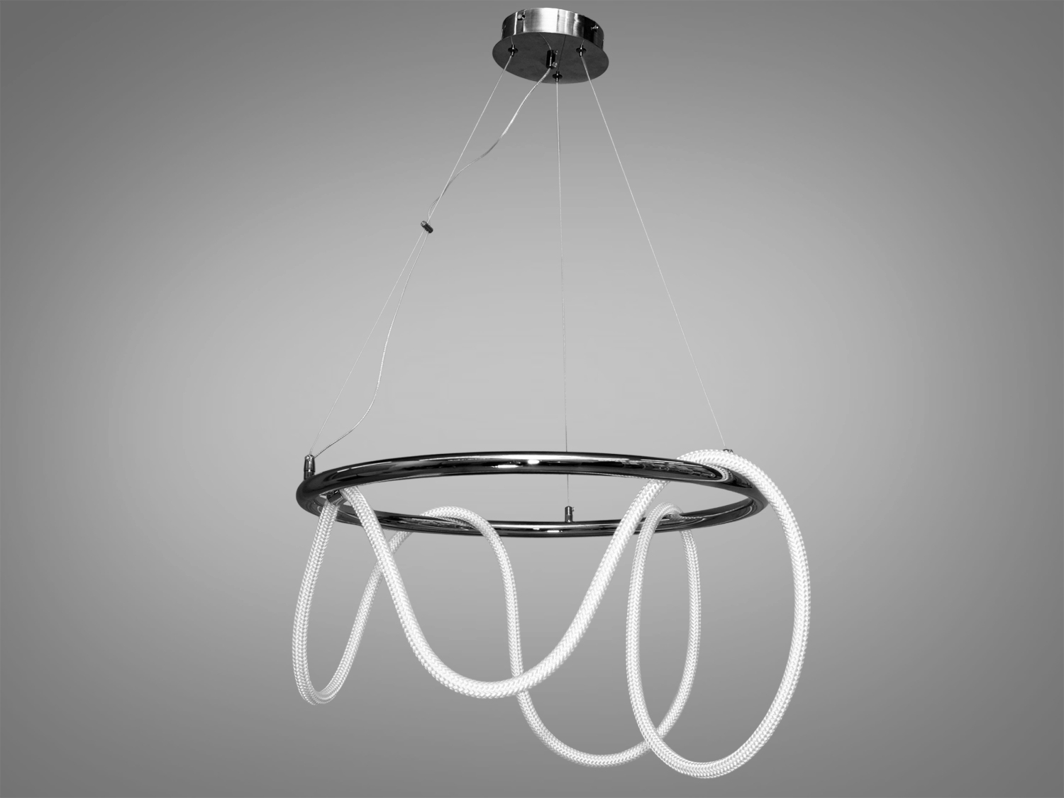 Підвісна LED люстра шнур із модним оригінальним дизайном із серії 