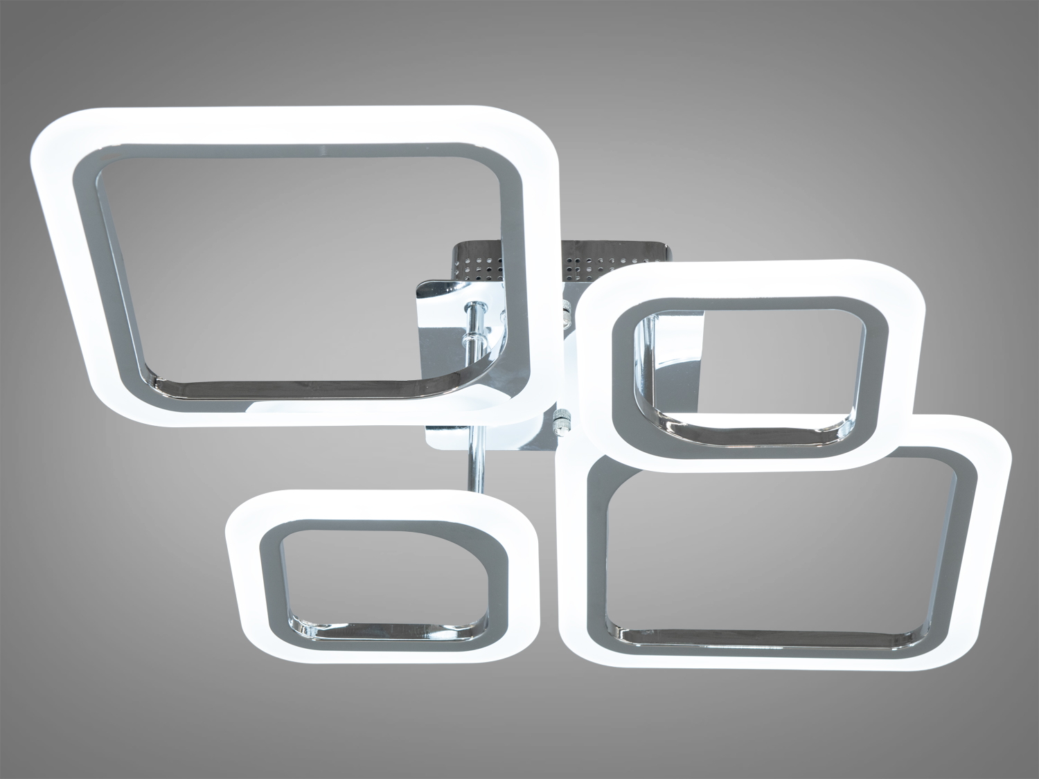 Сучасна світлодіодна люстра серії 8060 у срібному виконанні з пультом, потужністю 52Вт. Ідеальна для сучасного інтер′єру. Сучасна світлодіодна люстра серії 8060 у срібному виконанні з пультом, потужністю 52Вт. Ідеальна для сучасного інтер′єру.